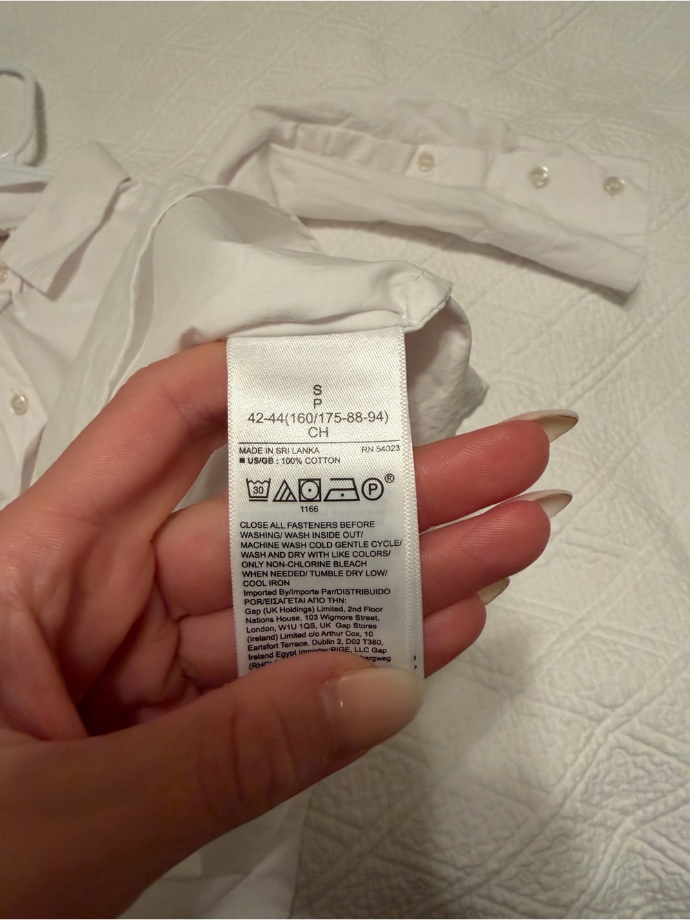 Banana Republic White womens Button-Down Dress Shirt - Picture 4 of 4
